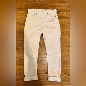 GAP Cream Corduroy Tall Denim Pants - Perfect for Spring!